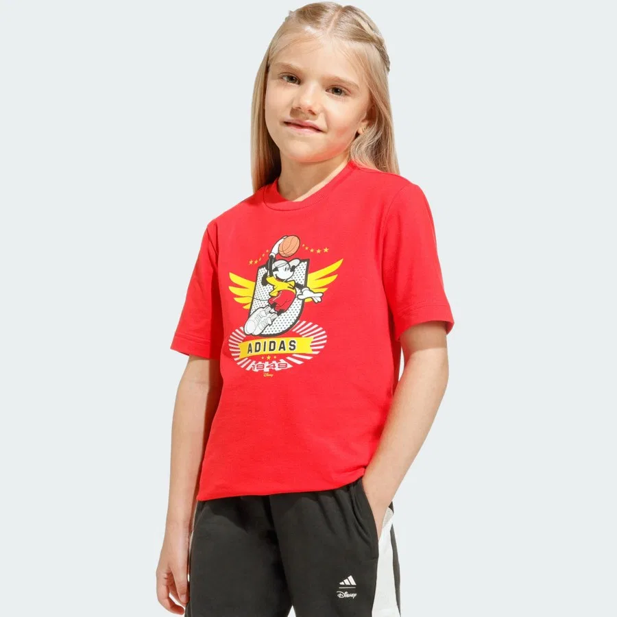 Спортивный комплект с длинным рукавом Lk Dy Mm T Set adidas, Красный — фото 4