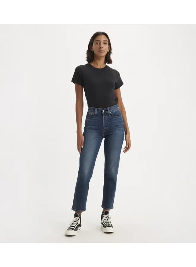 Джинсы прямые с винтажным кроем Wedgie Straight Levi'S, индиго — фото 4