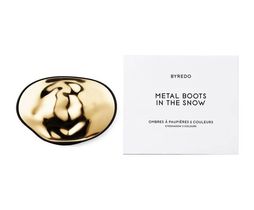 Палитра теней для век Byredo 5 Colours Metal Boots In The Snow, 1,2 г x 5, мультиколор — фото 2