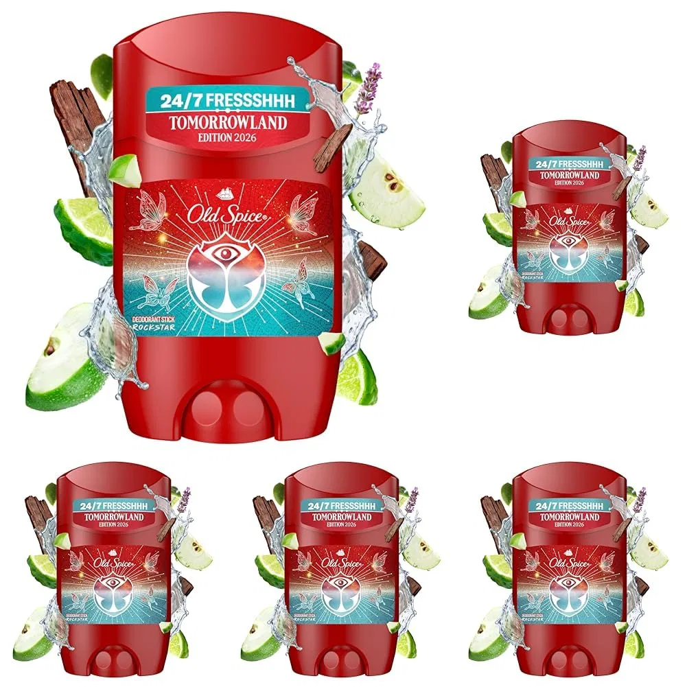 Дезодорант-стик Old Spice Tomorrowland Special Edition 2026, набор 5 шт., 92.62 мл, Frisch