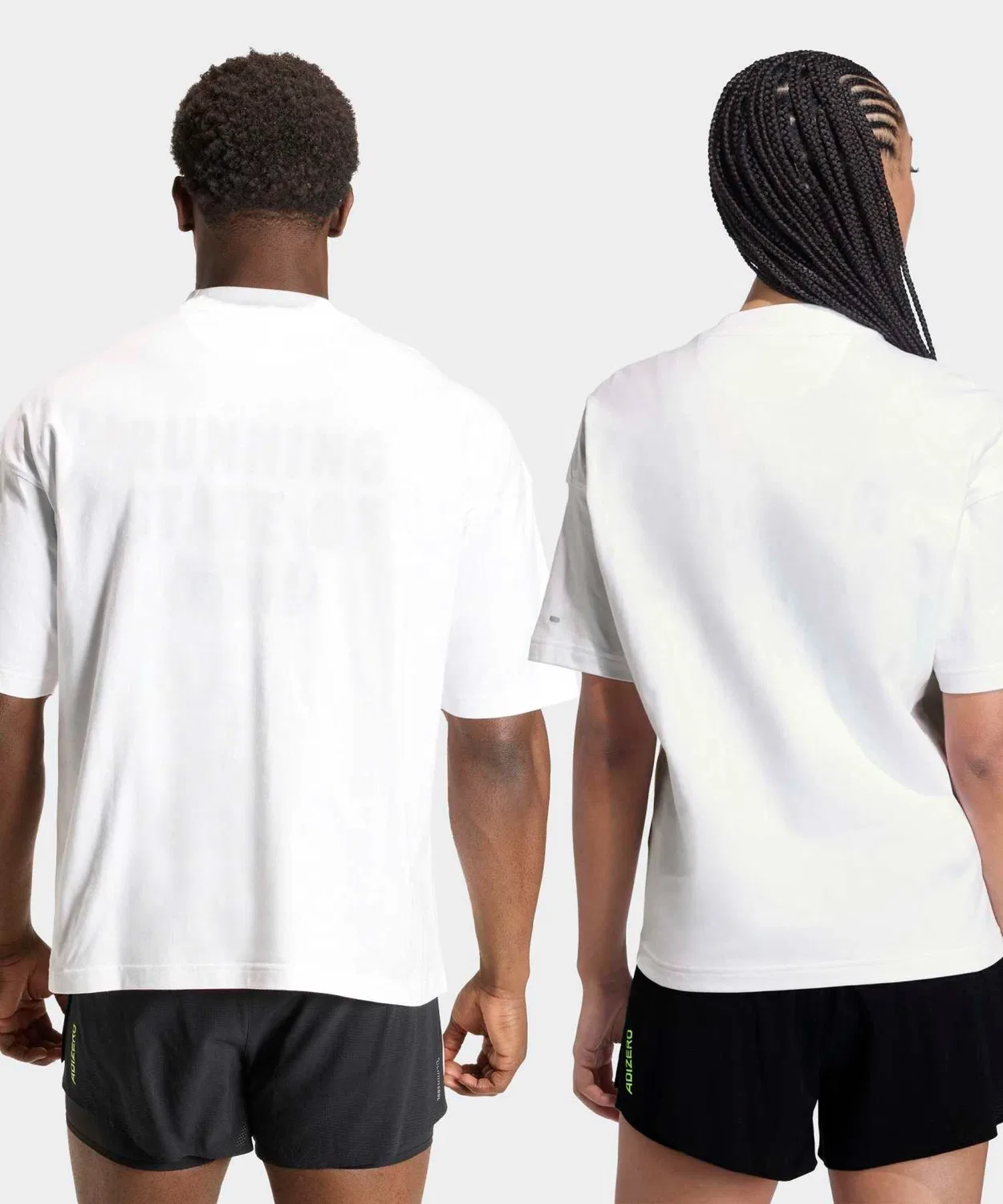 Мужская футболка свободного кроя с принтом adi365 Cheering T-Shirt Adidas, Белая — фото 2