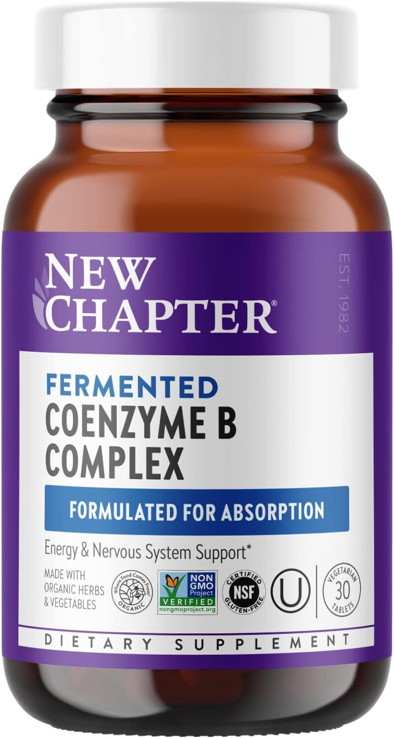 

Витамины группы B New Chapter Coenzyme B Complex, 30 таблеток