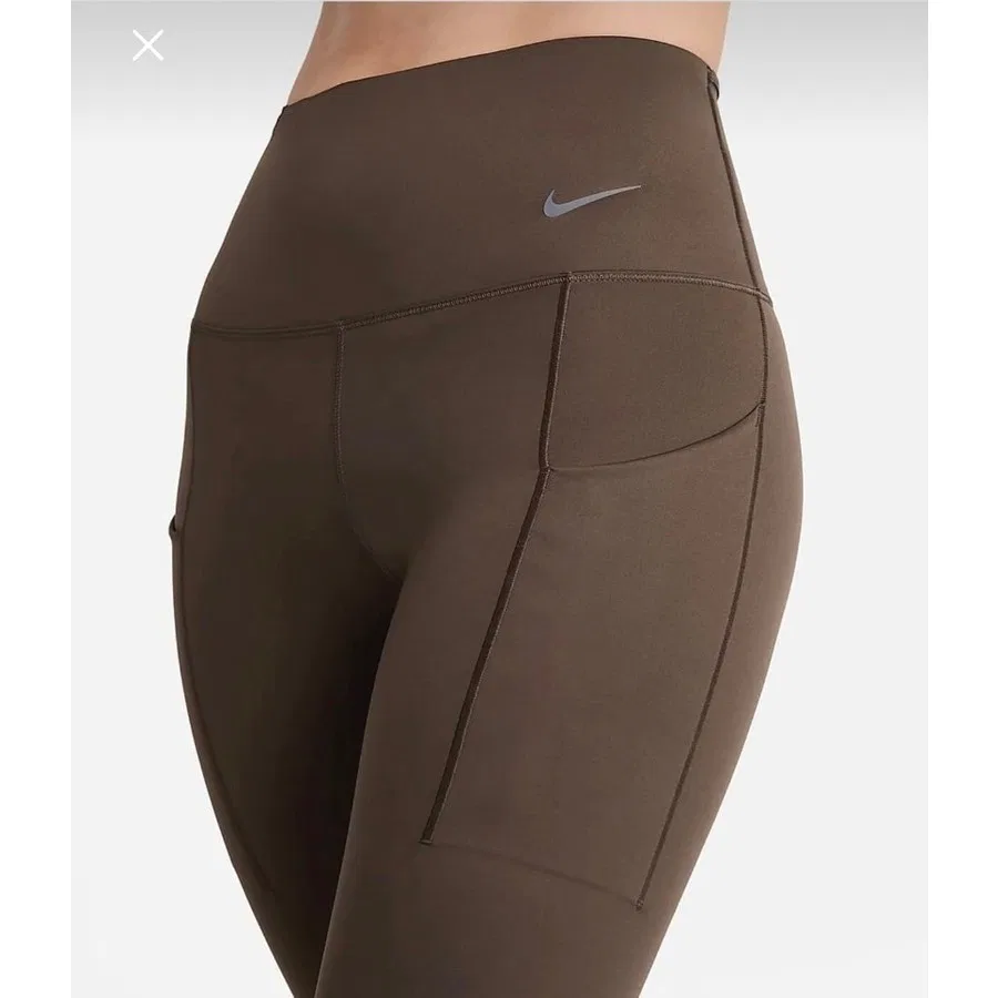 Леггинсы для тренировок с высокой посадкой Dri-Fit Universa Nike, Коричневый — фото 3