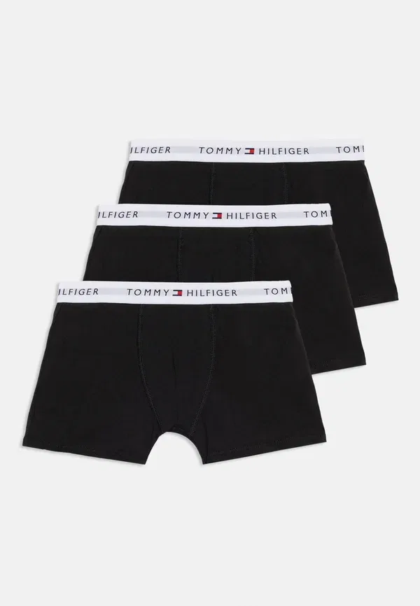Трусы 3 шт, хлопок, Tommy Hilfiger Black, черный