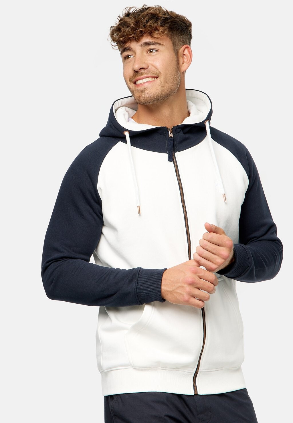 

Толстовка INPULKO INDICODE JEANS, цвет offwhite