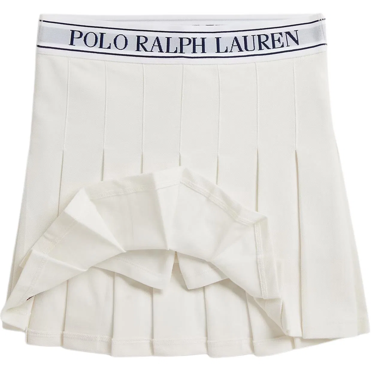 Детский комплект из поло и юбки с воротником-поло, белый, Polo Ralph Lauren — фото 4