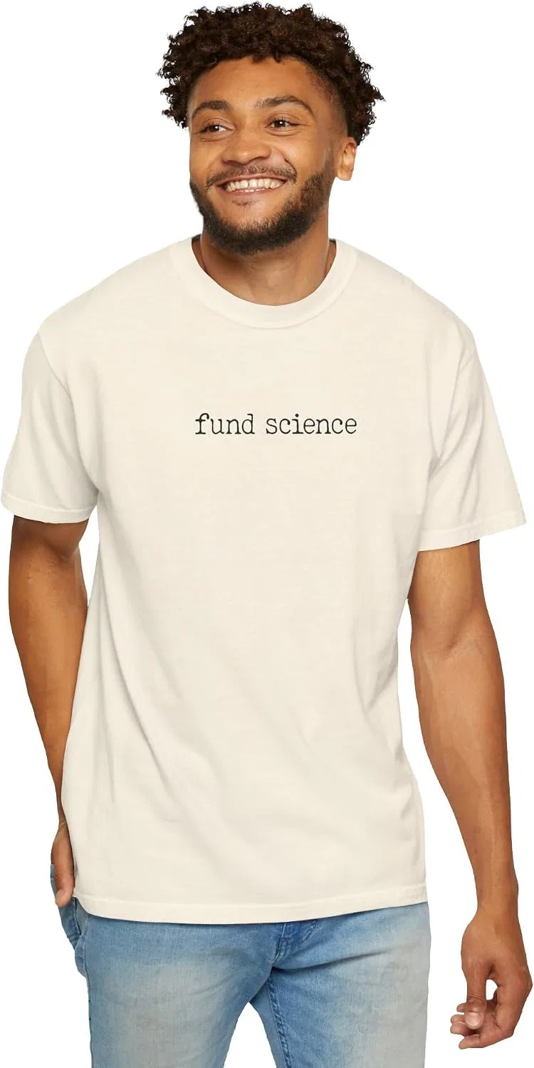 Женская футболка с винтажным принтом Fund Science Comfort Colors 1717, Ivory