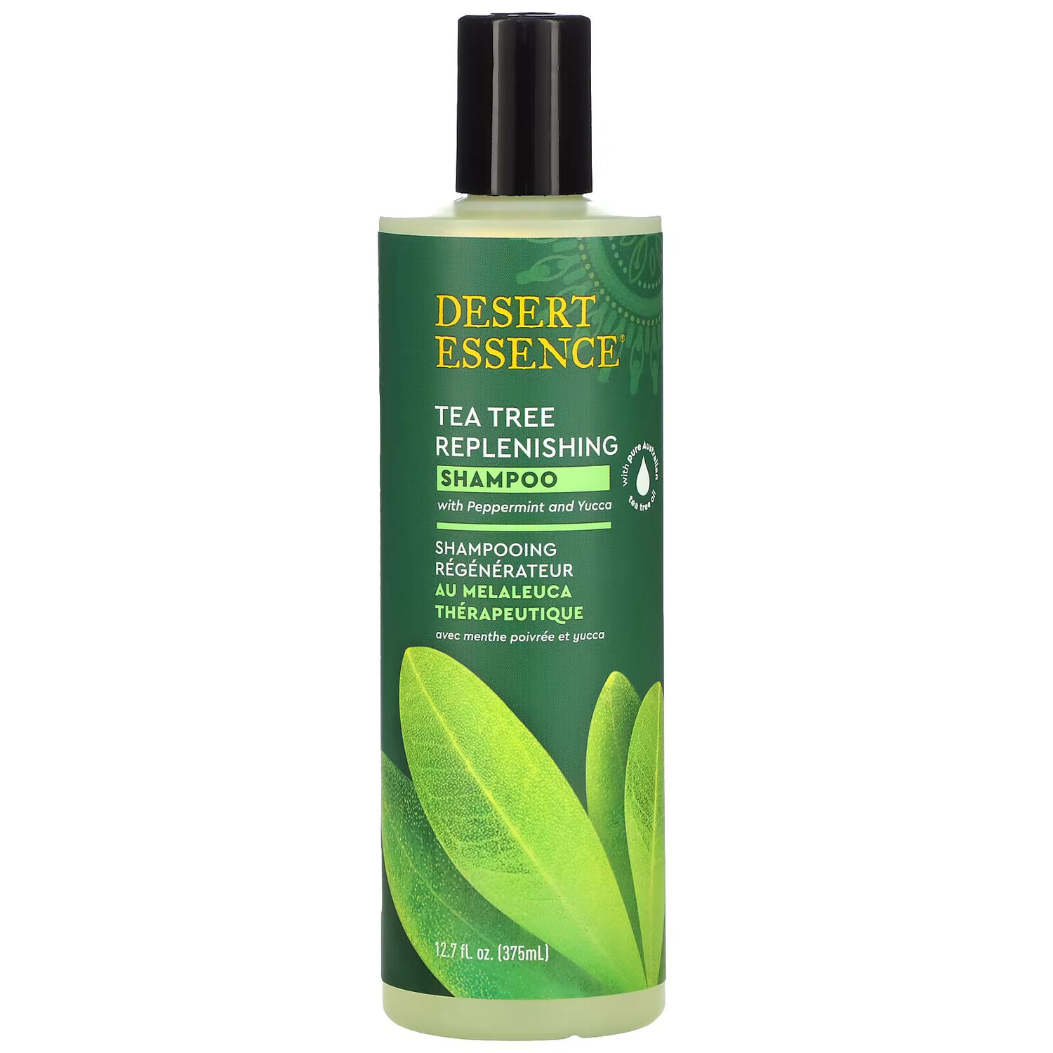 

Desert Essence, восстанавливающий шампунь с маслом чайного дерева, 375 мл (12,7 жидк. унции)