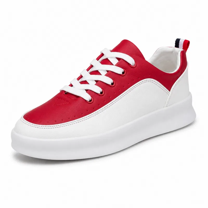 Детские кеды для скейтбординга VENICEW, White Red