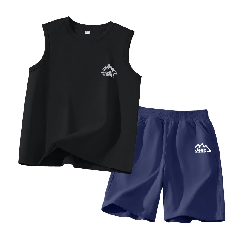 Детский спортивный комплект с кубинским воротником, модель Black/E Gray K-Blue/E White Mountain K, Jeep, Black/E Gray K-Blue/E White Mountain K