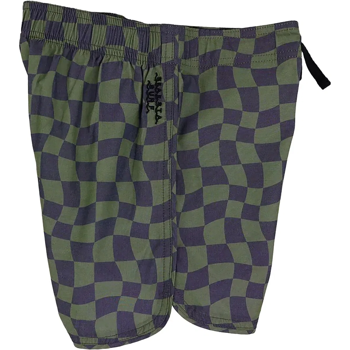 Детские шорты для плавания с принтом Wavy Checks Boardshort Seaesta Surf, Pine — фото 4
