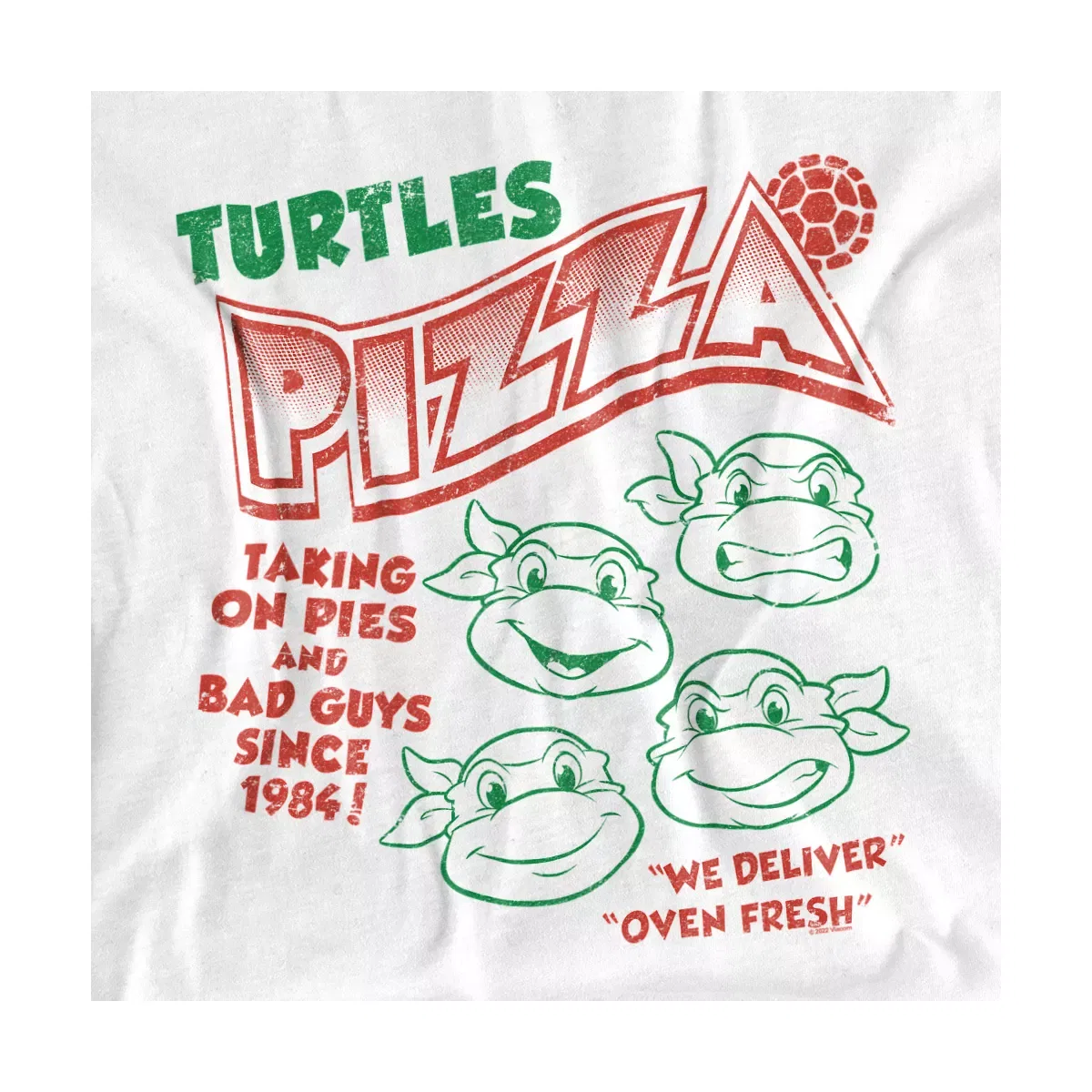 Детское боди с коротким рукавом Teenage Mutant Ninja Turtles, White — фото 2