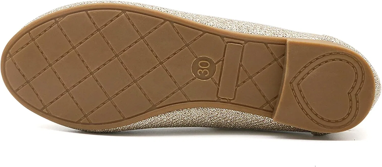 Детские туфли Мэри Джейн для девочек HeMarIsle, Gold — фото 4