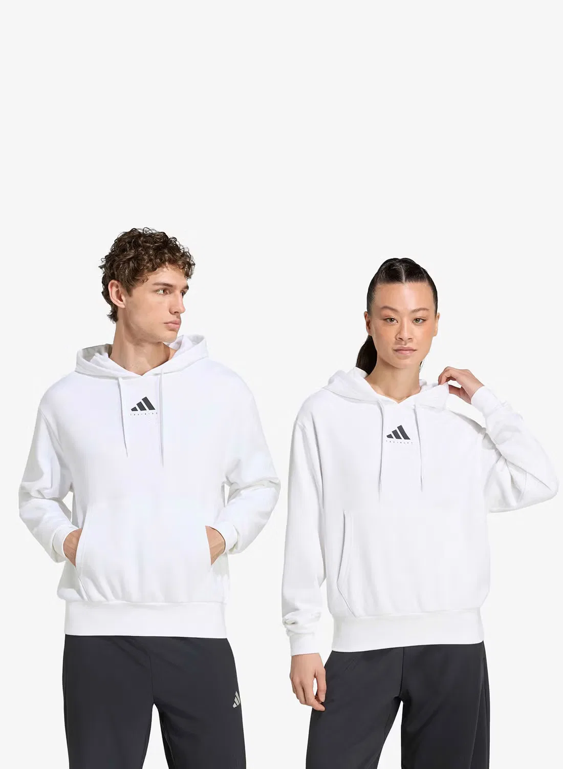 Худи с принтом Category Adidas, белый
