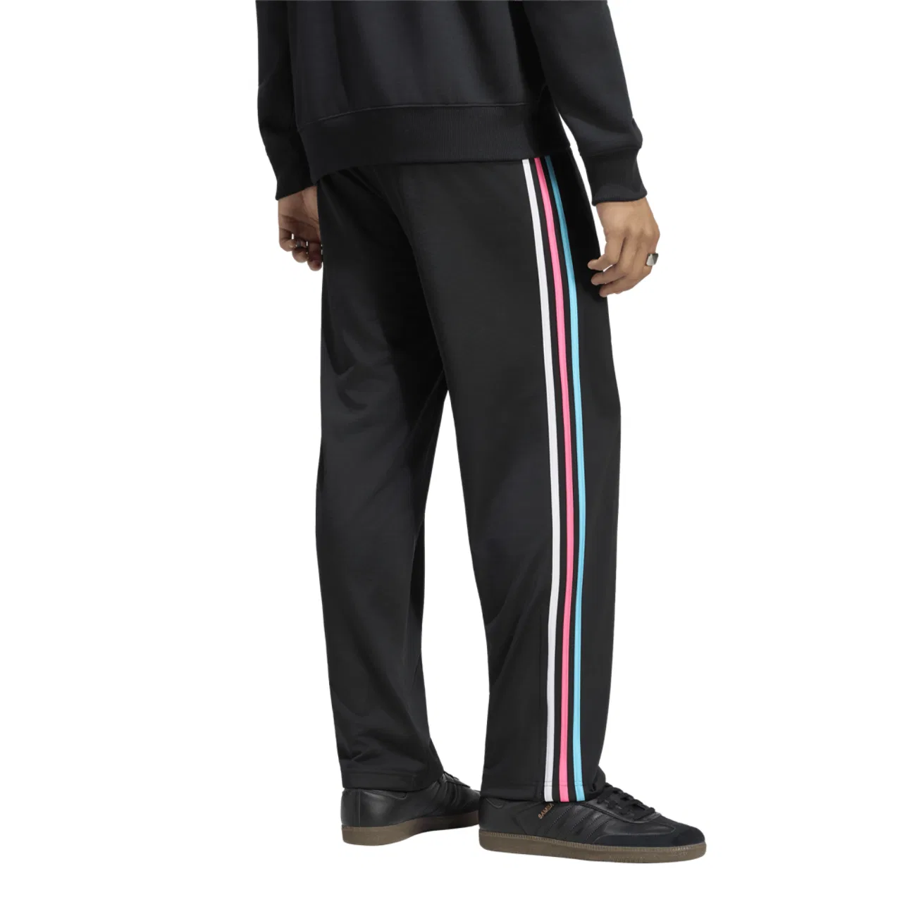 Мужские спортивные брюки Firebird Adidas, цвет Black/Multicolor — фото 2