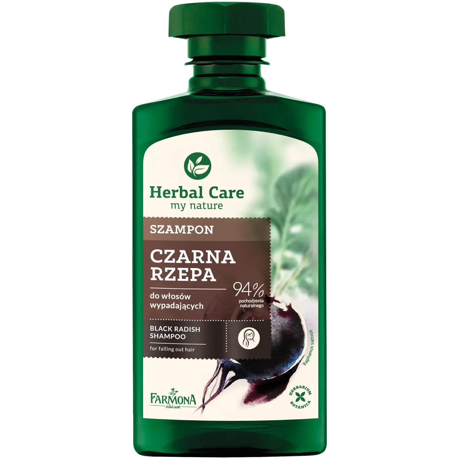 

Herbal Care Czarna Rzepa шампунь от выпадения волос, 330 мл