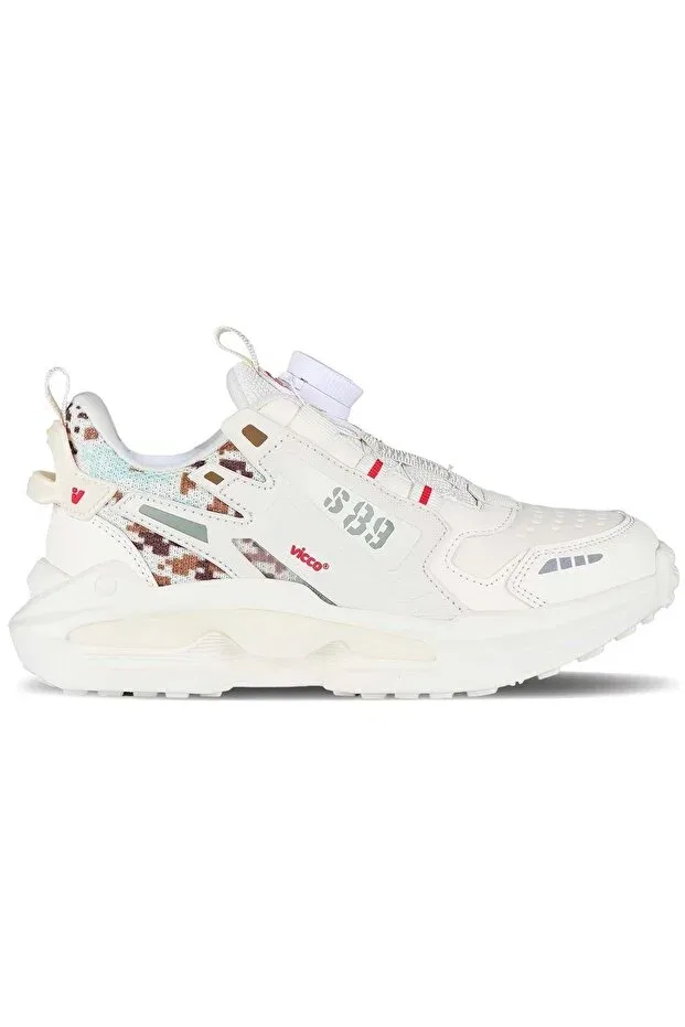 Детские кроссовки для девочек с текстильным верхом Vicco, Beige — фото 3