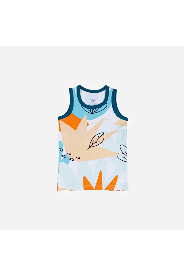 Детское для мальчиков топ без рукавов Kidzee, Multicolor