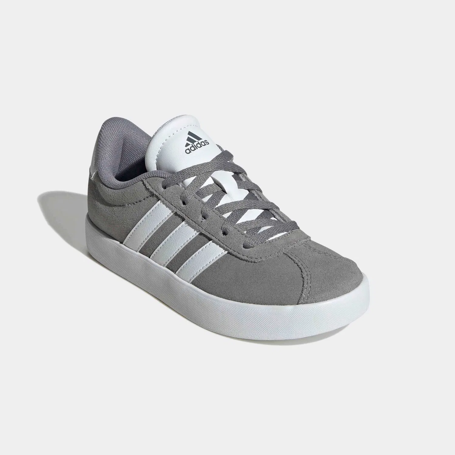 Детские кожаные кроссовки с дизайном от Handball Spezial Adidas Sportswear, Grey Three/White/Grey Two