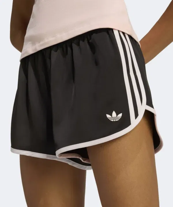 Шорты спортивные с 3 полосками, Adidas, аура кофе санди пинк — фото 3