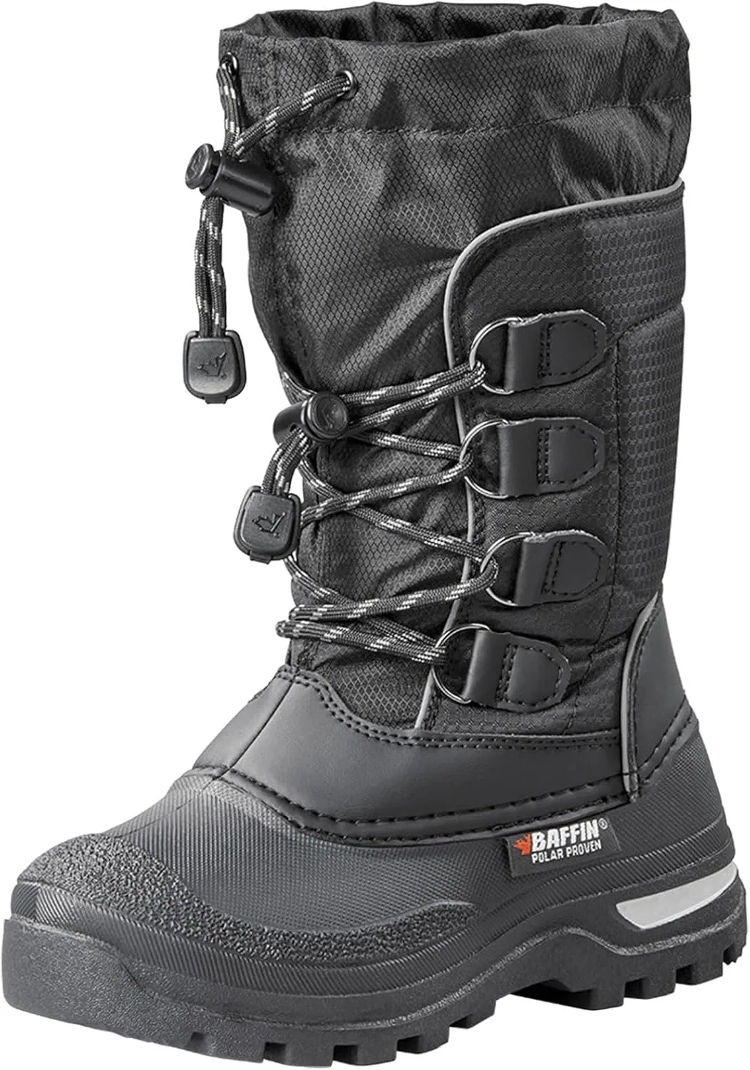 Детские зимние ботинки для мальчиков с принтом PINETREE Baffin, Black