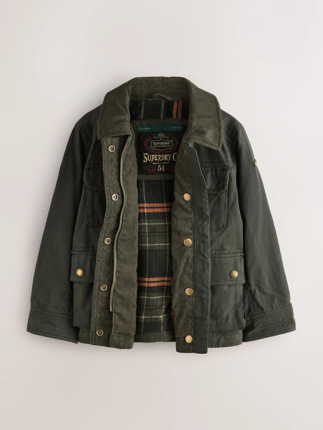 Демисезонный куртка Superdry Co, зеленый — фото 2
