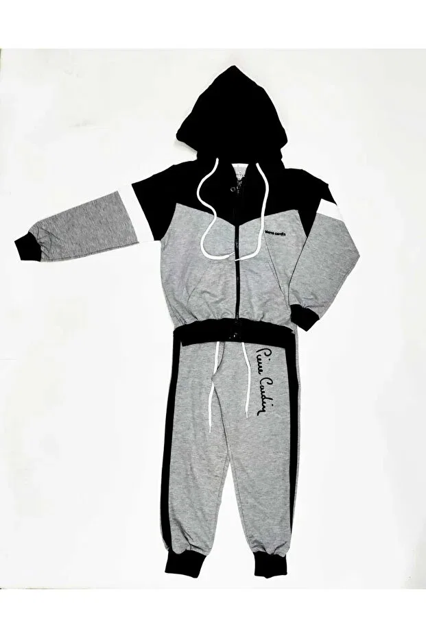 Детский спортивный комплект для девочек хлопковый Pierre Cardin, Gray