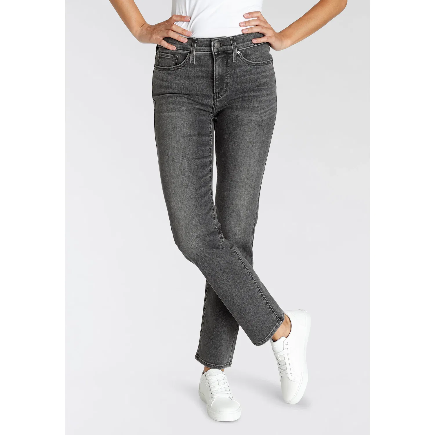 Женские прямые джинсы с shaping-эффектом Levi's, River Rock — фото 2