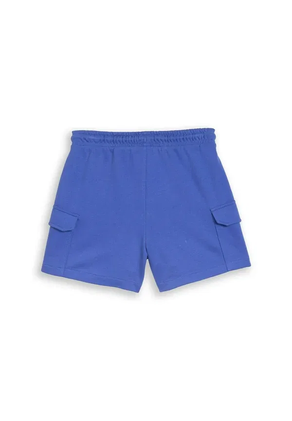Шорты хлопковые Hosen & chino cargo sweat-shorts Tom Tailor, Preppy Jean Blue, синий — фото 2