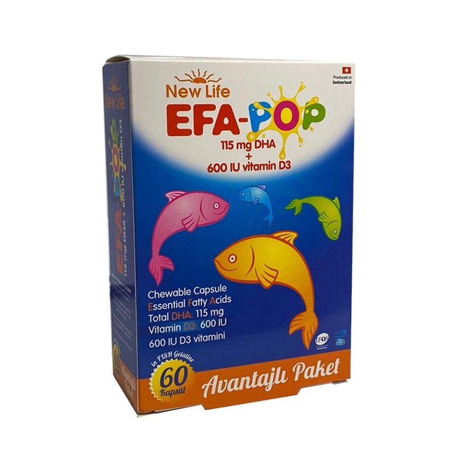 

New Life Efa-Pop Omega 3 60 капсул Рыбий жир