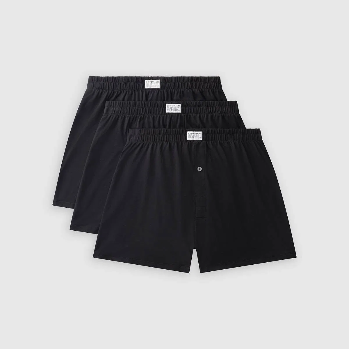 Свободные боксеры (3 шт.) Levi's, Black Combo