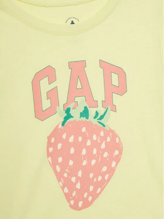 Футболка regular fit Gap, желтый — фото 3