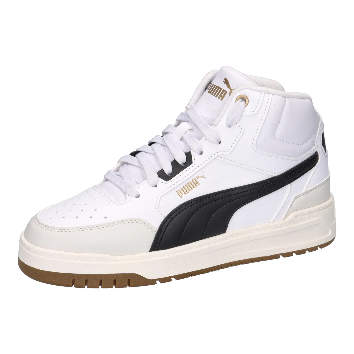 Детские кроссовки с высоким верхом Shuffle Downtown Mid Jr Puma, Weiß