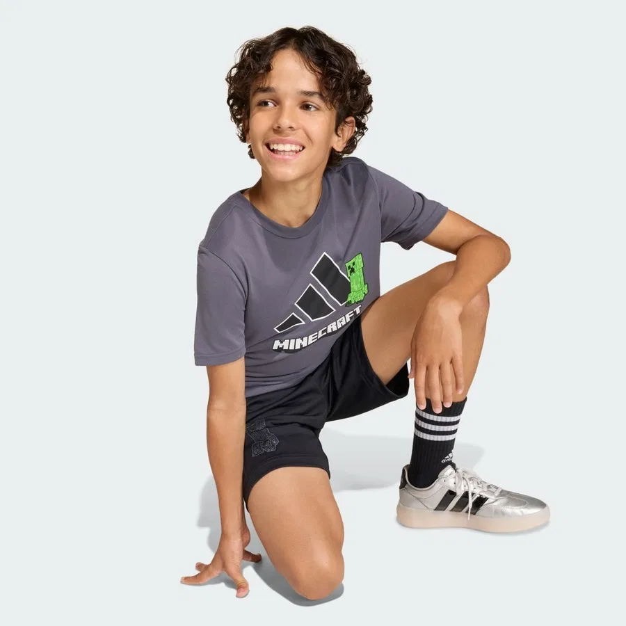 Футболка с принтом Minecraft Training adidas Sportswear, Aurora — фото 4