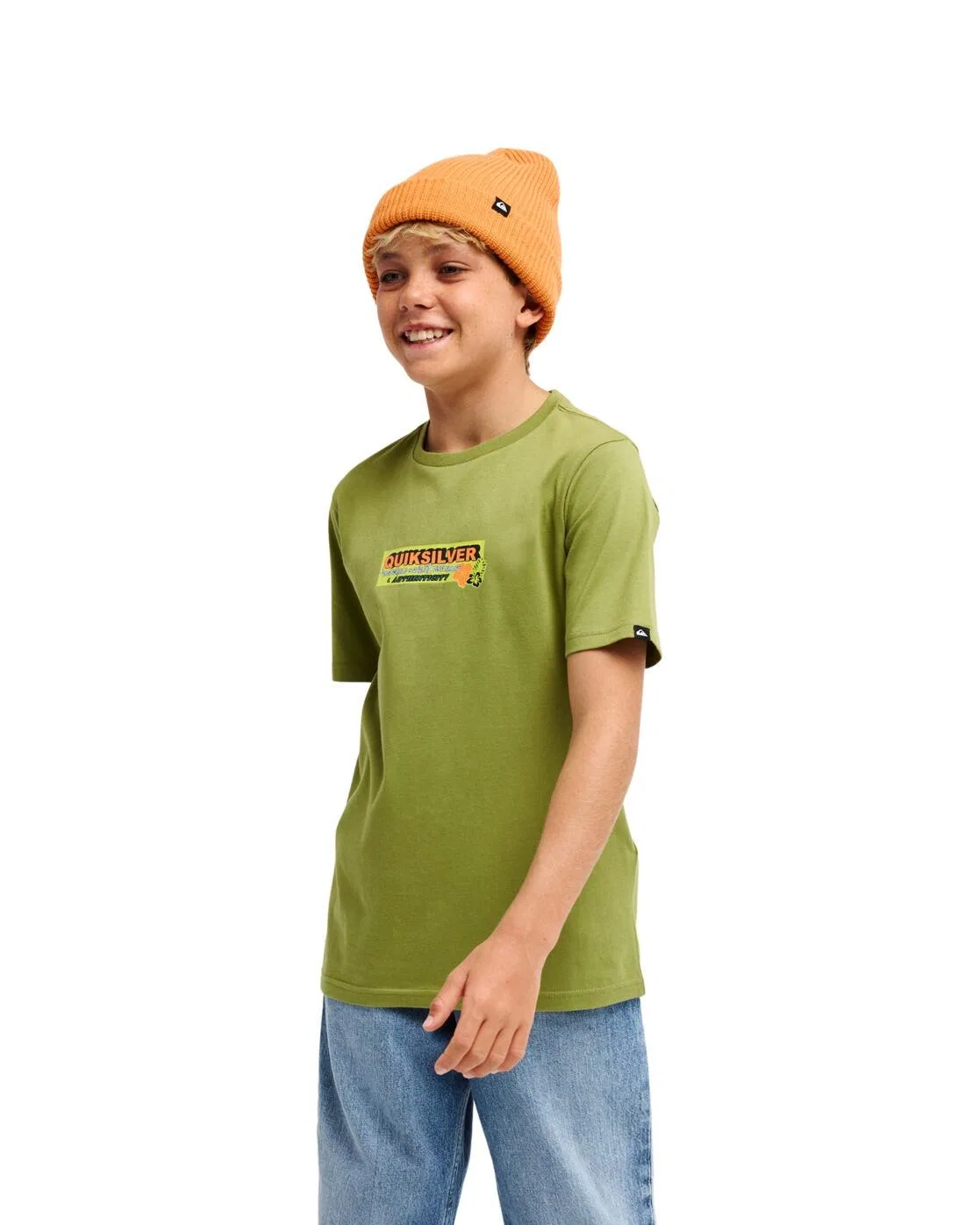 Детская футболка с круглым вырезом Specialize Y Quiksilver, Grun