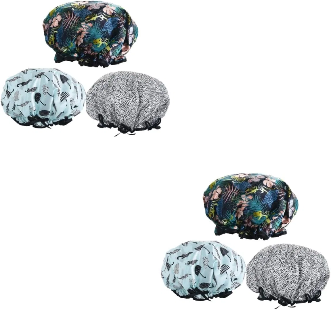 Шапочка для душа 6 Pieces, 7LiuYueFei6, Medium, Assorted Colours