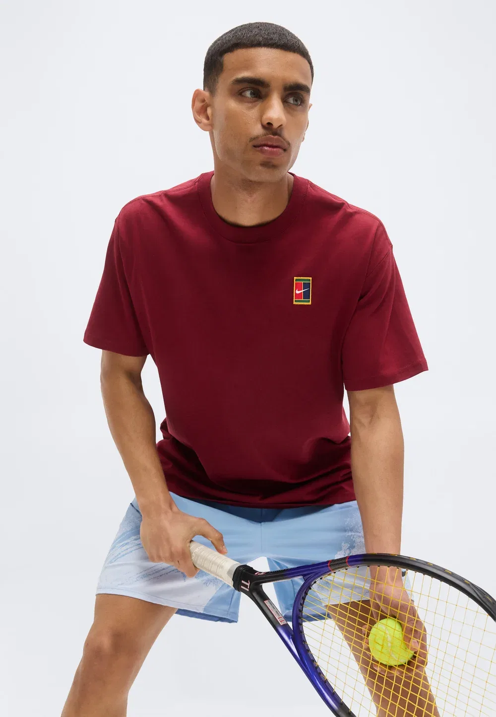 Tee m90 - базовая футболка Nike Performance, Team Red — фото 4