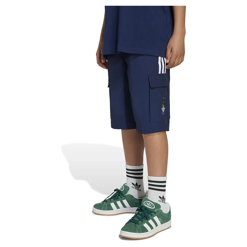Шорты карго Minecraft Adidas Originals, синий