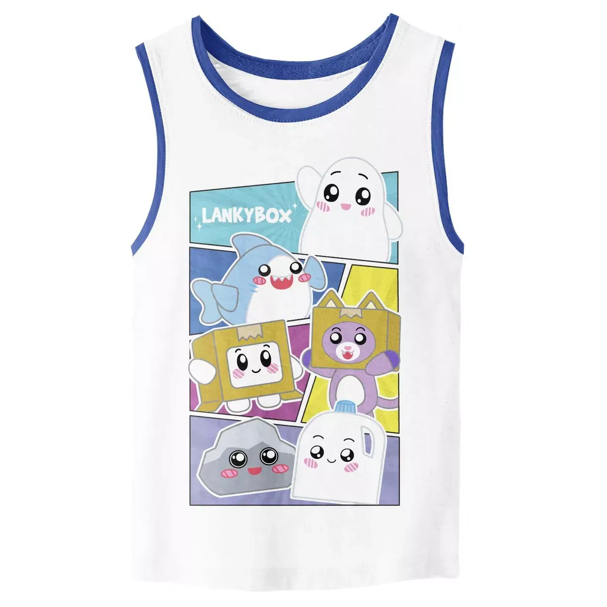 Детский комплект маек для мальчиков с принтом LankyBox Favorite Characters Value 3-Pack LankyBox, Lankybox Favorite Characters — фото 2