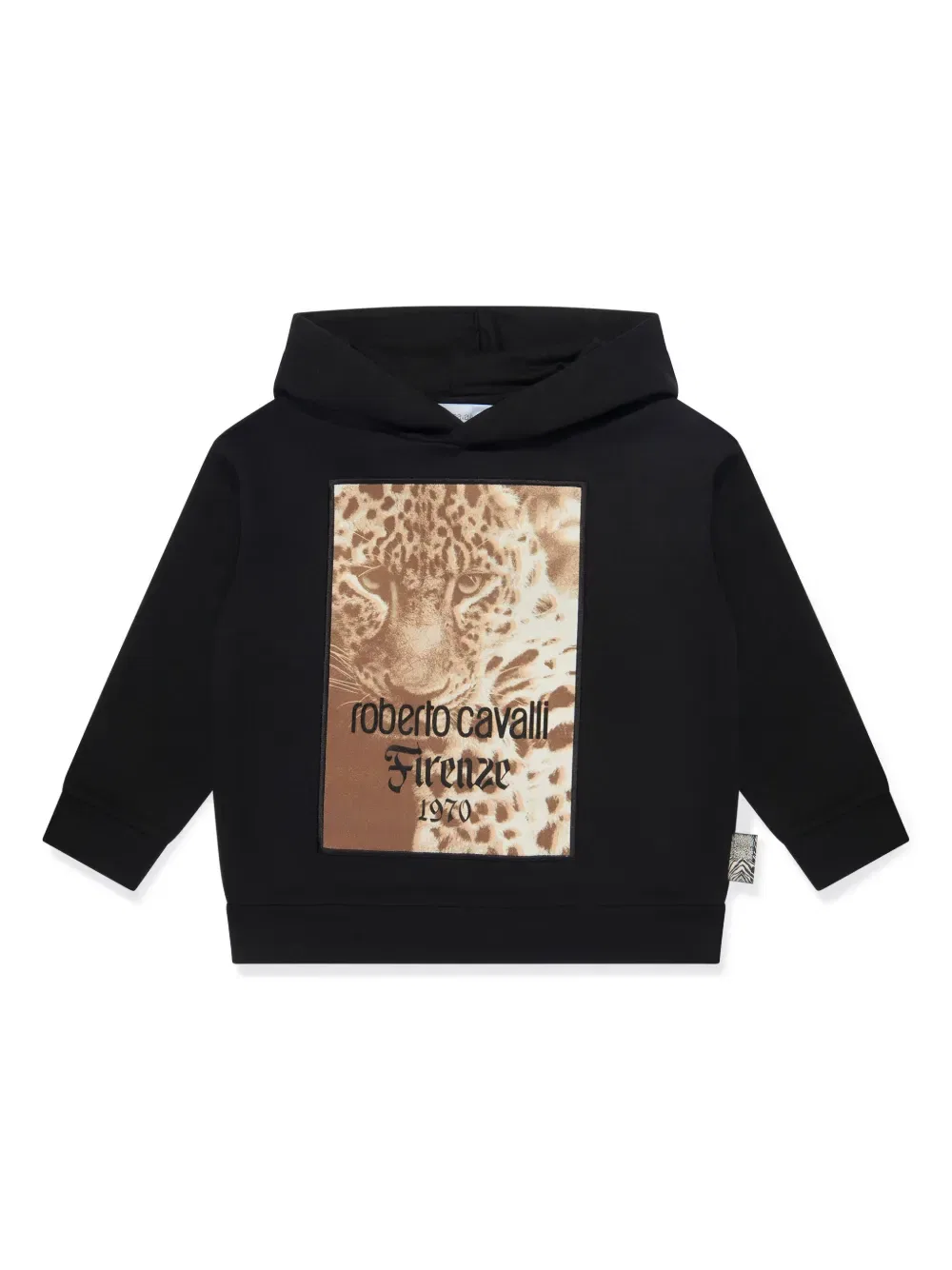 Худи с капюшоном Roberto Cavalli Junior, черный