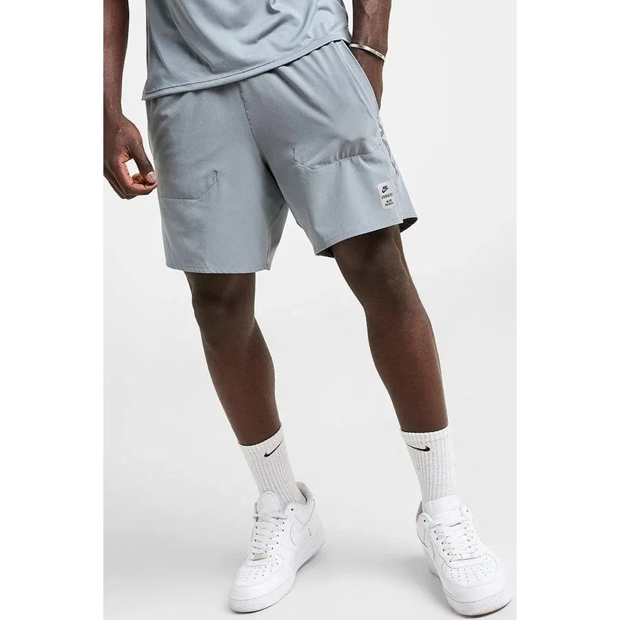 Шорты спортивные с принтом Air Max Woven Dri Fit Nike, Серый — фото 3