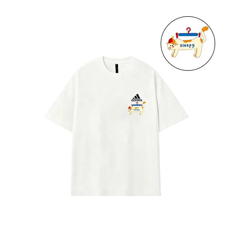 Мужская футболка с круглым вырезом Must Haves Adidas, White — фото 4