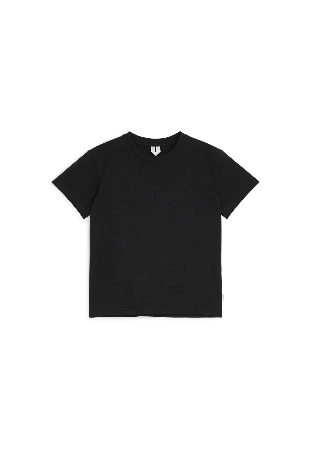 Футболка с круглым вырезом - базовая футболка Arket, Black