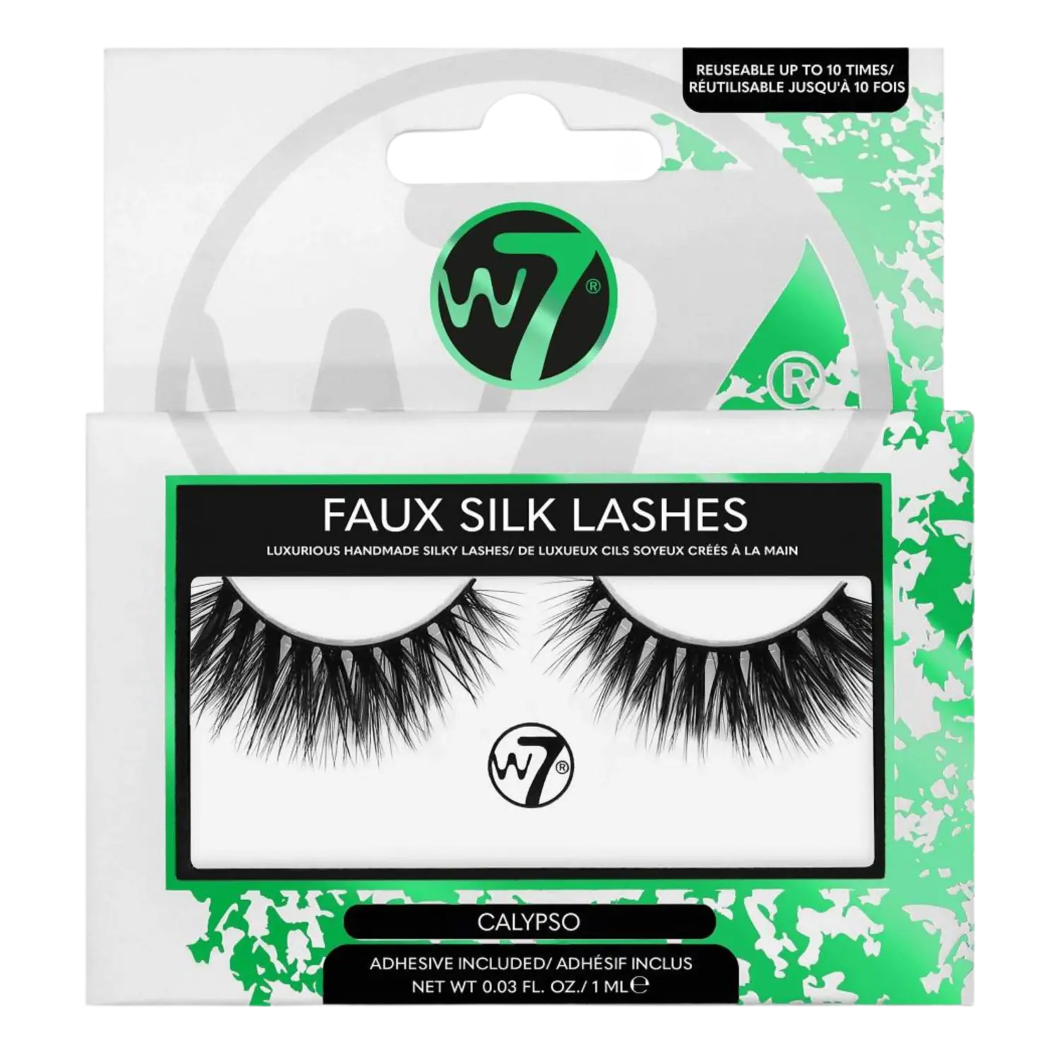 

W7 3D Faux Silk Накладные ресницы Calypso, 2 шт./1 упаковка.