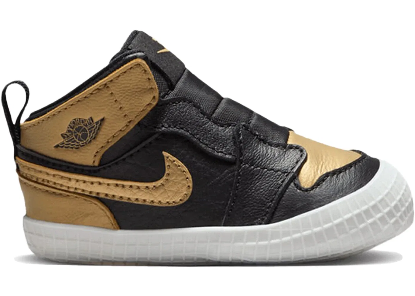 Детские кроссовки Lifestyle с высоким верхом Jordan 1 Retro High OG Jordan, Black/Metallic Gold/Sail