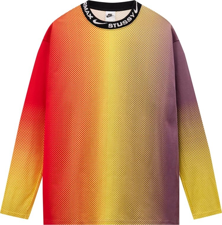 

Лонгслив Nike x Stussy NRG Long Sleeve Top 'Multicolor', разноцветный, Коричневый, Лонгслив Nike x Stussy NRG Long Sleeve Top 'Multicolor', разноцветный