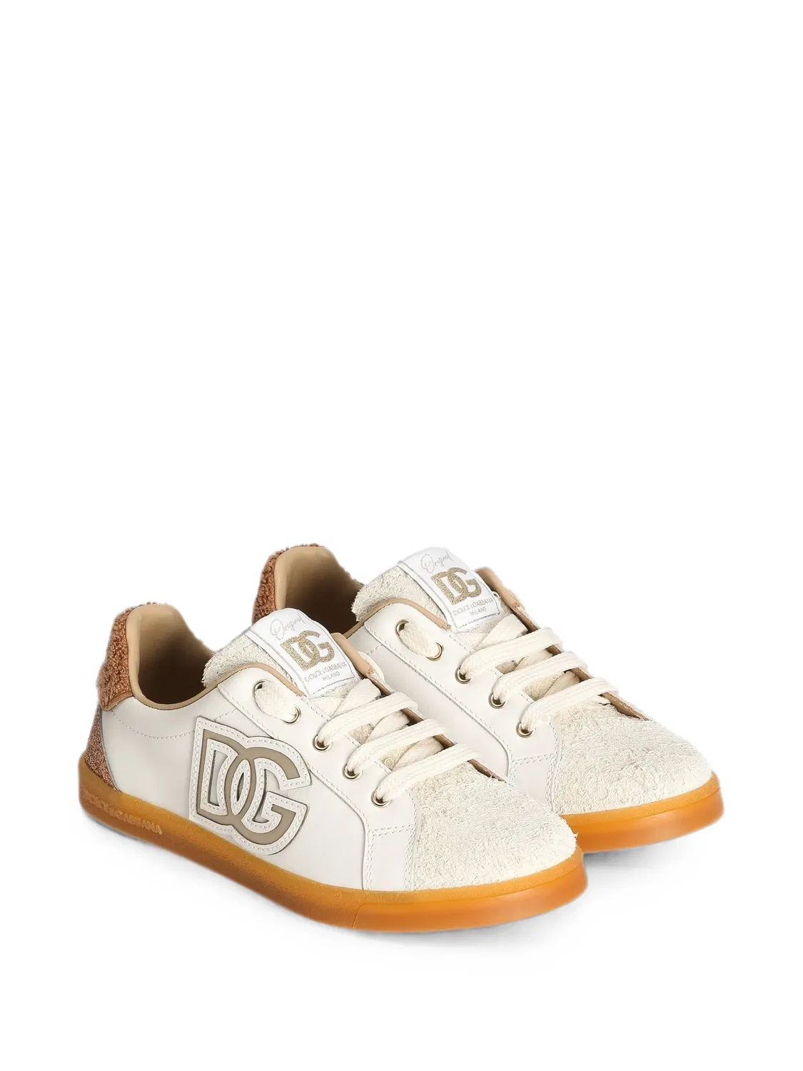 Кроссовки DG Original Dolce & Gabbana Kids, нейтральные цвета