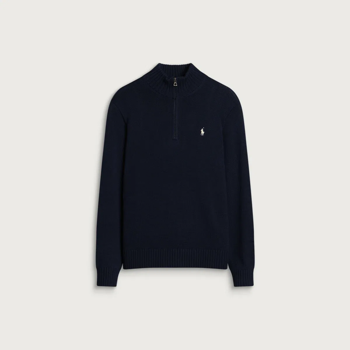 Джемпер с воротником-хомутом и четвертной молнией Polo Ralph Lauren, Hunter Navy W/ C8135 Pp