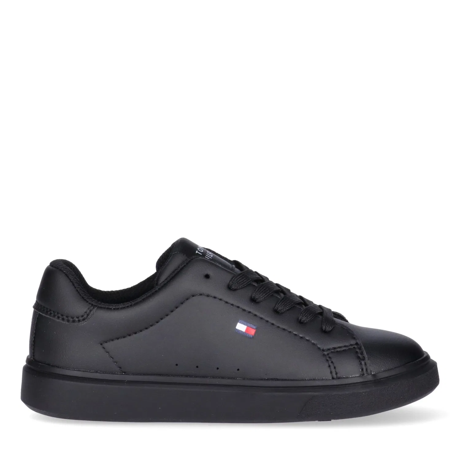 Детские кроссовки на шнуровке Tommy Hilfiger, Black — фото 3