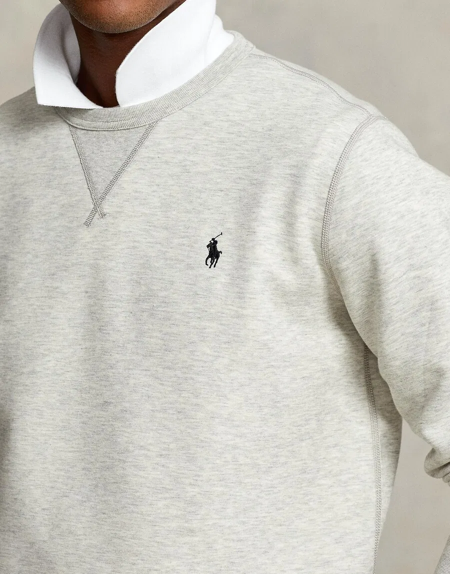 Толстовка Polo Ralph Lauren 'LSCNM6' светло-серого цвета — фото 2